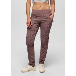 Prana Koen Pant Women's S Short Carob Standard Fit Slim Leg MR Soft Waistband